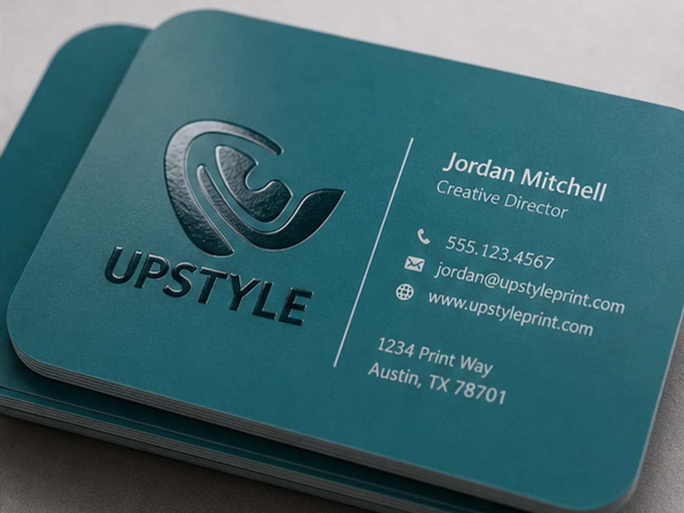 16 PT. Silk + Spot UV (Round Corners) produced by UPSTYLE