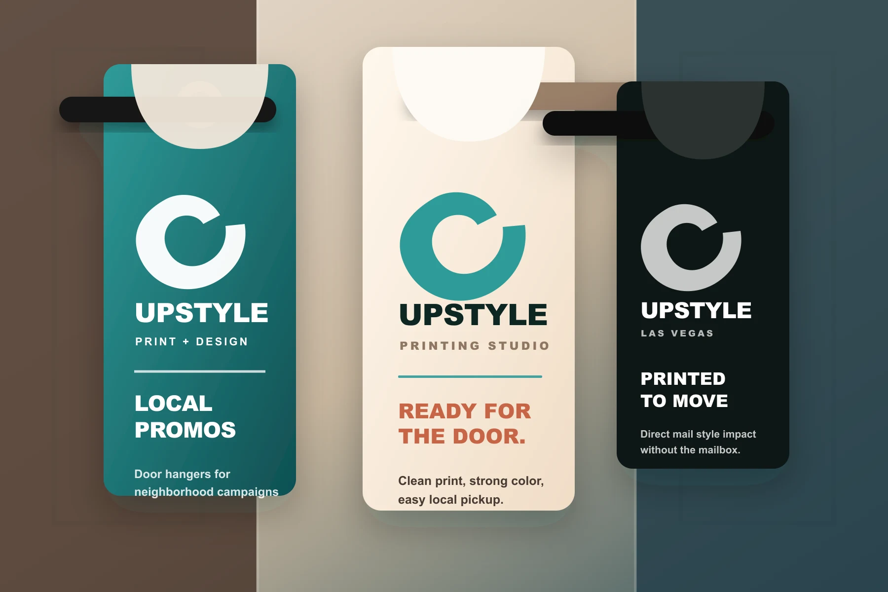 Door Hanger produced by UPSTYLE