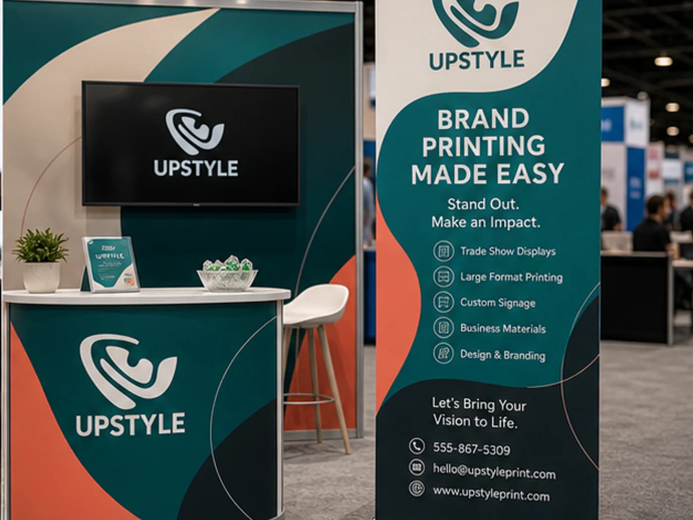Rollup Banner produced by UPSTYLE