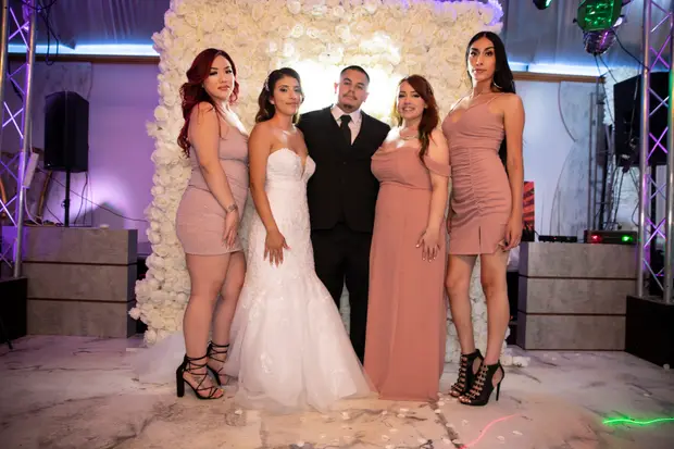 Wedding photography from an UPSTYLE event.